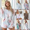 Women's Sleepwear 2023 Arrival Colorful Letter Women Sexy Ladies Home Clothing Two Piece Sets Lingerie Strap Shorts