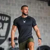 Erkek Tişörtleri Spor Tişört Moda Klasik Sıkı Sıkı Nefes Alabaş Ter Emme Hızlı Kurutma Fitness Gelişmiş Açık Kısa Kollu
