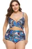 Femmes Maillots De Bain 2023 Été Nouveau Sexy Taille Haute Plage Bikini Ensembles Femme Multi Couleur Deux Pièces Ensemble Maillots De Bain Grande Taille XL-5XL