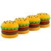 Nonstick Jar Wax container hamburger shaped silicone box 9ml silicon containers food grade jars dab tool Liquid Cream Storage