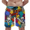 Men's Shorts Word Graffiti Board Summer Hip Hop Print Sport Beach Man Szybki suchy projekt mody Plus Size Trunks