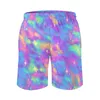 Herenshorts Board Abstract Sterrenprint Retro Zwembroek Pastel Galaxy Sneldrogend Sport Fitness Kwaliteit Grote maten korte broek