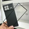 Echtes Carbonfaser-Aramid-Slim-Gehäuse für Xiaomi MIX Fold 3, Metallring-Rüstungsabdeckung