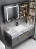 Bathroom Sink Faucets Modern Simple Smart Cabinet Stone Plate Whole Washbin Wash Basin Pool Washbasin Combination