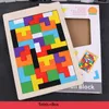 Tetris bouwstenen puzzel kleuterschool cadeau houten speelgoed groothandel