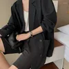 Abiti da donna UNXX Mini blazer in lino bianco per donna Leggero 2023 Primavera versione coreana Abito per il tempo libero allentato Protezione solare Top