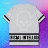 T-shirts pour hommes Circuit Skull Electromagnétisme Connaissance des données Technologie d'intelligence artificielle Chemise à séchage rapide Vêtements d'été à manches courtes