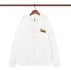 Ny höstvintermän hoodies casual baleciga brev broderi huvtröjor tröjor