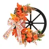 Dekorative Blumen, künstliche Kränze, Kürbisse, Herbstkranz, Hängegirlande für Wohnzimmer, Thanksgiving, Schlafzimmer, Hochzeit, Treppen