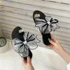 Pantofole Stile Estate Bowtie Pantofole Sandali Piattaforma Ciabatte Moda Casual 2023 Infradito da spiaggia Mesh Slides