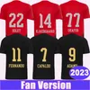 2023 Salz Burg Fernando Mens Soccer Jerseys Champion Jersey Pavlovic Okafor Dedic Solet Adamu 4th Red Football Shirt Kort ärmuniformer