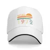 قبعات الكرة الرجعية صنعت في عام 1972 عيد ميلاد 50 سنة قبعة البيسبول قبعة أنيمي الذكور
