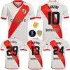 3番目の2024 2025リバープレートサッカージャージセットキッズキット23 24 25 Camiseta de Futbol de la Cruz Beltran Borja Solari Simon Shirdファンプレーヤーバージョン