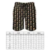 Herenshorts Steampunk Board Zomer Monocled Skull met hoge hoed Mode Strand Heren Sportkleding Sneldrogende grafische zwembroek