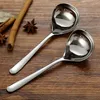 Set di stoviglie Cucchiaio in acciaio inossidabile Cucchiai a manico lungo Pentola Mestolo Ramen Tagliatelle Scoop Stoviglie da cucina Utensili da cucina