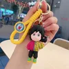 6 Styles Cute Anime Keychain Charm Key Ring Lovely Japanese Classic Animes Doll Couple Students Personalized Creative Valentine's Day Gift A1 DHL