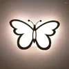 ウォールランプGZMJワンダーランドモダンホワイトバタフライデザイナーランプラ装飾ライトアクリルライトLED SCONCE