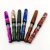Latest Colorful Pattern Aluminium Alloy Smoking Portable Spring Herb Tobacco Filter Tube Handpipes Cigarette Catcher Taster Bat One Hitter Holder Pipes DHL