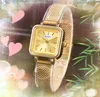 Маленькие квадратные круглые кварцевые модные женские часы с автоматической датой из нержавеющей стали, дизайнерские часы с двумя булавками, импортные хрустальные зеркальные браслеты-цепочки, элегантные часы Montre de Luxe