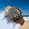 Mężczyźni Blue Dial Ice Out Gold Watchs for Diamond Mechanical Wristwatch 44 Automatyczne ruchy Top Marka Wysokiej roli na rękę Projektant Watch Mężczyźni