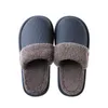 warm Home JIANBUDAN Plush Slippers flat Lightweight soft comfortable winter Women s cotton shoes Indoor plush slippers hoe pluh lipper