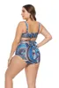 Costumi da bagno donna 2023 Estate New Sexy Bikini da spiaggia a vita alta Set femminile Multi colore Set due pezzi Costumi da bagno Plus Size XL-5XL