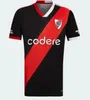 23 24 River Plaka Ev Futbol Formaları Üçüncü Siyah 120. Yıldönümü Camiseta Perez Romero de la Cruz 2023 2024 Futbol Konsept Gömleği M.Suarez J.Alvarez