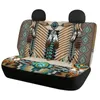 Ensemble complet de housses de siège de voiture pour femmes, imprimé éthique Tribal, Design de luxe avant et arrière, coussin de Protection antidérapant 4