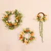 Other Event Party Supplies Easter Simulation Chrysanthemum Wreath Decorations Festival Living Room Window Garland Pendant Home Scene Layout 230901