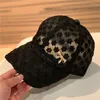 Бейсбольные кепки, летняя тонкая кружевная бейсболка Snapback, шляпа с бриллиантом и бантом, детская сетчатая дышащая солнцезащитная кепка, капля