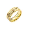 Grace Rice Rich Lucky Anillo de plata de ley 925 dorado grueso y grueso estilo unisex para hombres