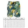 Men's Shorts Gym Fruit Pineapple Funny Swimming Trunks Palm Leaf Print Male Quick Dry Running High Quality Plus Size Board Short Pants