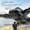 H109 Drohne WIFI mit HD-Dual-Kamera, 360 ° Flip-Spielzeug, Geschenke für Kinder und Erwachsene, Drohnen-Geschenkspielzeug mit 2 Akkus