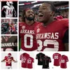 Arkansas Razorbacks Football jersey 15 Jaheim Singletary 40 Landon Jackson 16 Isaiah Sategna 16 Jaylon Braxton 80 Shamar Easter 0 Green 9 Hasz 53 Ty'Kieast Crawford