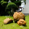 Trädgårdsdekorationer Courtyard Decor High Simulation Stone Landscape Rockery Landscaping Ornaments Harts Artificial