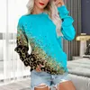 Gym kleding 6 Traagschuim dames herfst crewneck sweatshirt luipaard print lichtgewicht sweatshirts en hoodies rits omhoog