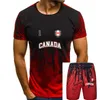 Мужские спортивные костюмы 2023 Летняя мода Канада Рубашка номер 1 Командный спорт Хоккей Футбол Футболка