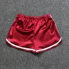 Shorts femininos 3 cores veludo S-XL estilo mulheres causal casa esportes curtos secagem rápida cordão algodão contraste calças elásticas