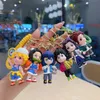 6 Styles Cute Anime Keychain Charm Key Ring Lovely Japanese Classic Animes Doll Couple Students Personalized Creative Valentine's Day Gift A1 DHL