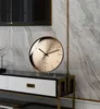 Masa saatleri İskandinav oturma odası saati masaüstü lüks ev dekorasyonu modern süslemeler sarkık duvarı zb125