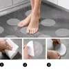 Tappetini da bagno 10 pezzi antiscivolo per bagno nastro antiscivolo trasparente strisce antiscivolo adesivi per doccia adesivo antiscivolo a forma di fiore quadrato rotondo