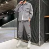 Męskie dresy upuszcza męskie dressit hip hop swobodny setki koreański styl pullover hoym fashion tkanin straży stał