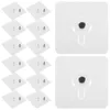 Bath Accessory Set Drill Free Adhesive Hooks Heavy Duty Wall Po Frame Hanging Seamless Practical