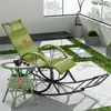 Mobilier de camping en plein air chaise à bascule décontractée sieste loisirs délicat au toucher confortable oscillant ferme et durable frais respirant