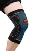 Knäskydd Män kvinnor Kneepad Compression Strap Support Outdoor Sports Sticked High Elasticity Pain Relief Against ReinJury