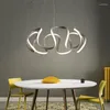 Lustres Moderne Minimaliste LED Lustre Éclairage Design Nordique Lampe D'intérieur Pour Salle À Manger Salon Chambre Maison Produit Luminaires