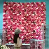 Decorative Flowers Aritificial Silk Rose Flower Wall Panels El Decoration For Wedding Baby Shower Birthday Party Pography Backdrop