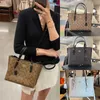 Number 5821 New Women's Mollie 25 Classic Old Flower Portable Shopping One Shoulder Crossbody Tote