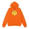 Designer Hoodie High Street Pullover Embroidered Letter Hooded Winter Plush Smiling Face Fashion Couple Hooded Loose Sweater Casual Premium Temperament Top
