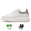 Toppmode Kvinnor Mens Casual Platform Designer Skor överdimensionerade gummisula sneakers vit slät kalv läder stora platta snören låg svartrosa vintage tränare